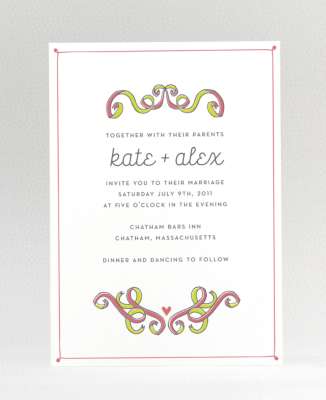 Tie the Knot: Wedding Invitation