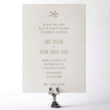 Tuscany: Letterpress Wedding Invitation