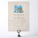 Visit New York - Letterpress Wedding Invitation
