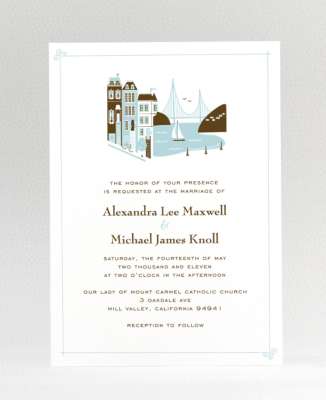 Visit San Francisco---Wedding Invitation