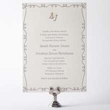 Whimsy: Letterpress Wedding Invitation