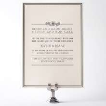 Wildwood: Letterpress Wedding Invitation