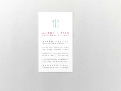 Chicago Skyline: Digital Menu Card