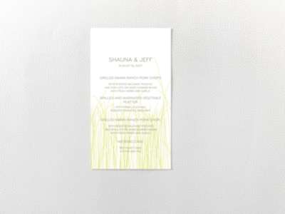 Meadow---Letterpress Menu Card