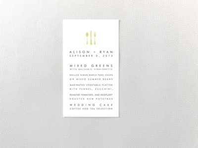 Seattle Skyline : Digital Menu Card