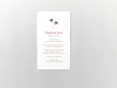 Tropical Paradise---Digital Details Card