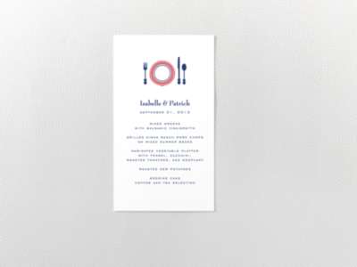 Visit Washington, D.C.: Menu Card