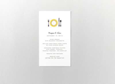 Visit Martha's Vineyard---Menu Card