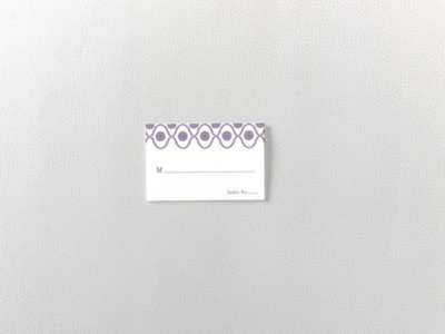 Bohemian: Place Card