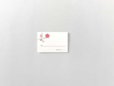 Cherry Blossom: Place Card