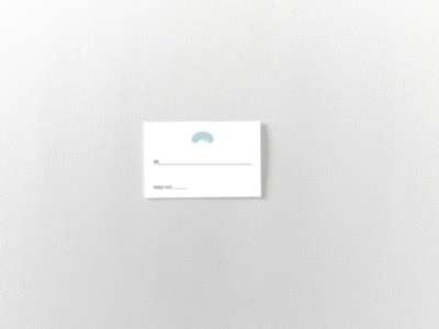 Chicago Skyline: Place Card