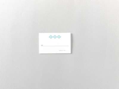 Cross Stitch: Place Card