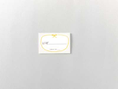 Darling Bud: Place Card
