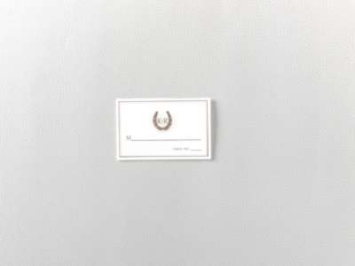 Elegant Equestrian---Place Card