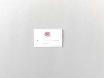English Rose: Place Card