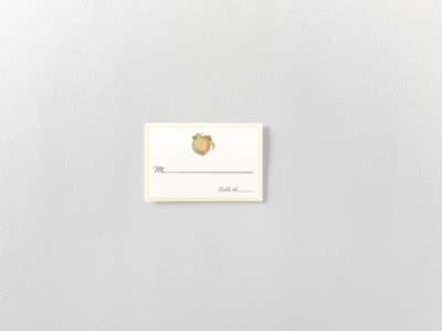 Heirloom Harvest: Place Card
