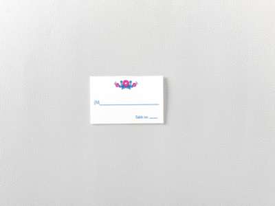 Mi Amor: Place Card