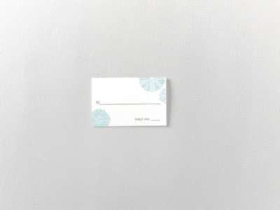 Seashore---Letterpress Place Card