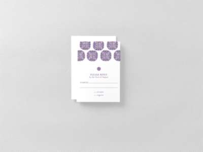 Bohemian: RSVP Card