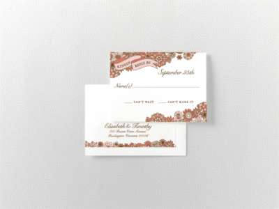 Evelyn: RSVP Card