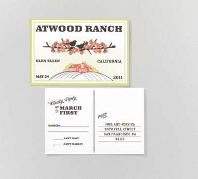 Heartland---Letterpress RSVP Card