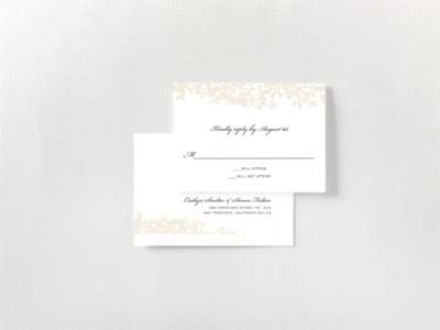 Midsummer---Letterpress RSVP Card
