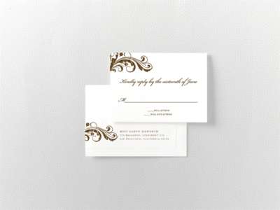 Oak---RSVP Card