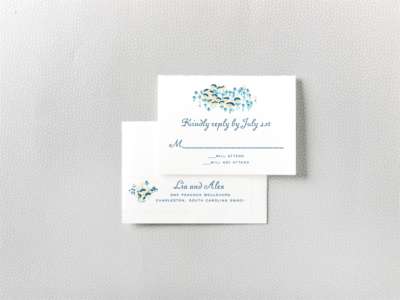 Secret Garden: RSVP Card