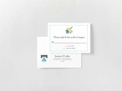 Visit Philadelphia---RSVP Card