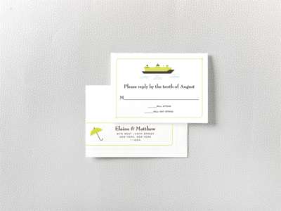 Visit Seattle---RSVP Card
