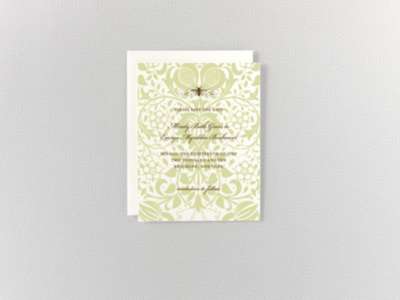 Belle Epoque---Letterpress Save the Date