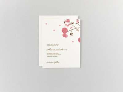 Cherry Blossom---Save the Date