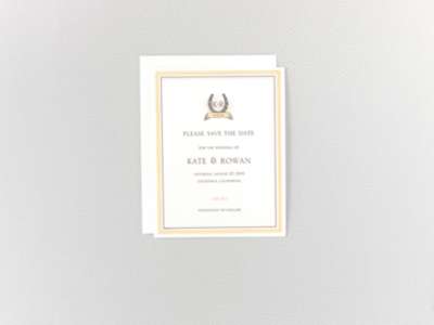 Elegant Equestrian---Save the Date