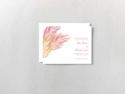 Feathers: Save the Date