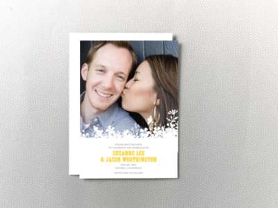 Flowery Fields Photo Save the Date
