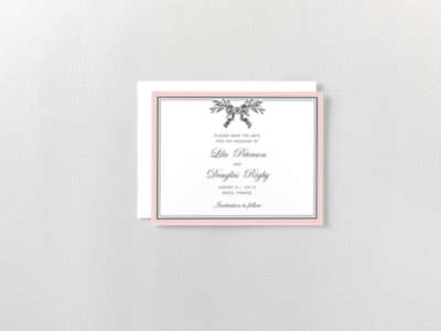 French Bow---Save the Date