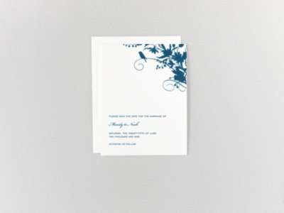 L'Oiseau---Letterpress Save the Date