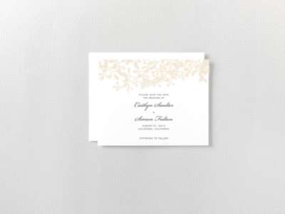 Midsummer---Letterpress Save the Date