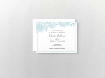 Vintage Lace---Save the Date