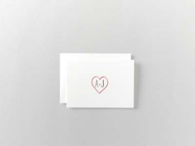 Big Day: Folded Note Card