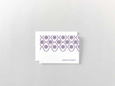 Bohemian: Folded Note Card