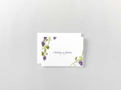 Bordeaux---Folded Note Card