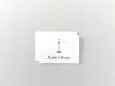 Cape Cod: Folded Note Card