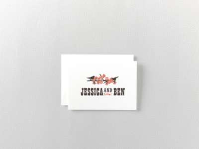 Heartland---Letterpress Folded Note Card