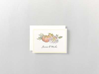 Heirloom Harvest: Folded Note Card