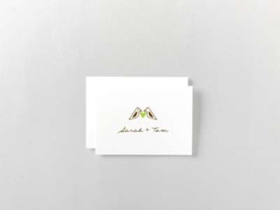Home Sweet Home---Folded Note Card