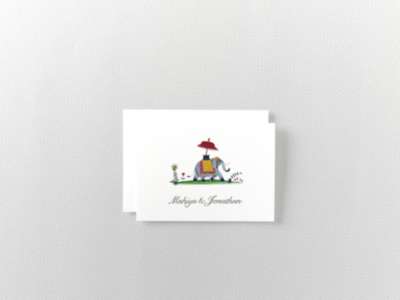 Jaipur: Digital Folded Note Card