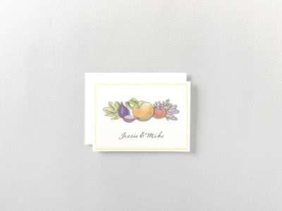 Lavender Harvest: Folded Note Card