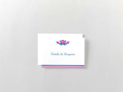Mi Amor: Letterpress Folded Note Card