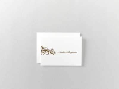 Oak---Folded Note Card